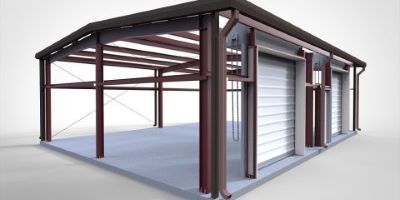 Metal Steel Frame Garage